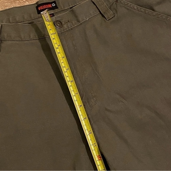 Wolverine Carpenter Shorts Mens 40 Olive Green Casual Bermuda Workwear - Picture 5 of 12